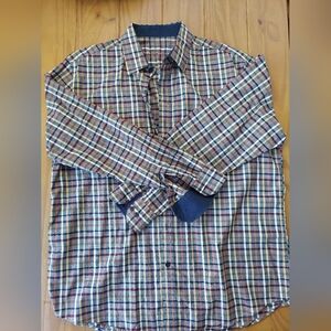Tasso Elba Large Long Sleeved Collared Shirt